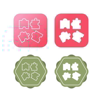 Puzzle Vector Icon