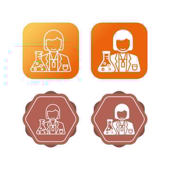 Scientist Vector Icon