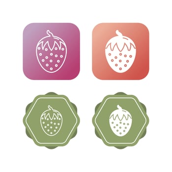 Strawberry Vector Icon