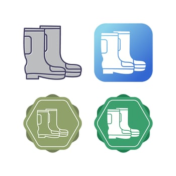 Rain Boots Vector Icon