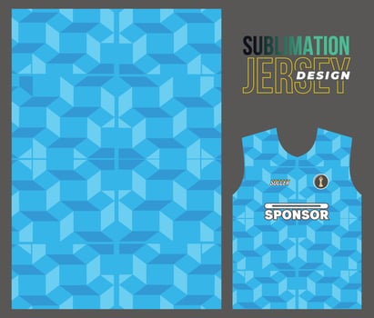 Vector jersey sports design for racing cycling football gaming motocross