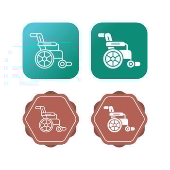 Wheelchair Vector Icon
