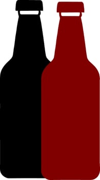 vector illustration of bottle icon