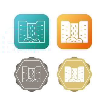 Waterfall Vector Icon