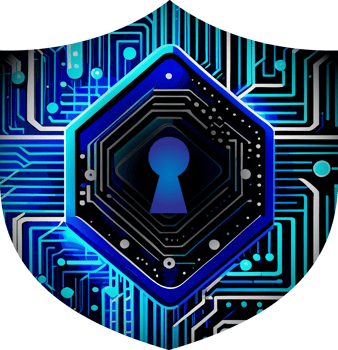 Modern Technology Shield Cybersecurity Crop-out png