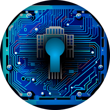 Modern Technology Lock Cybersecurity Crop-out Icon png
