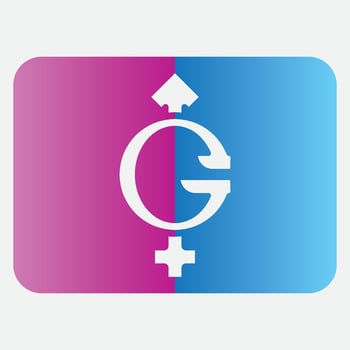 male and female gender logos vector