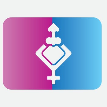 male and female gender logos vector