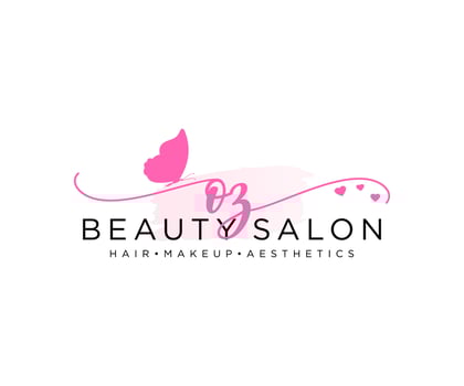 Initial OZ feminine logo collections template. handwriting logo of initial signature, wedding, fashion, jewerly, boutique, floral and botanical with creative template for any company or business. vector