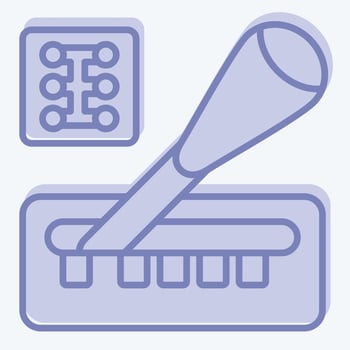 Icon Gear Box. related to Racing symbol. two tone style. simple design editable. simple illustration vector