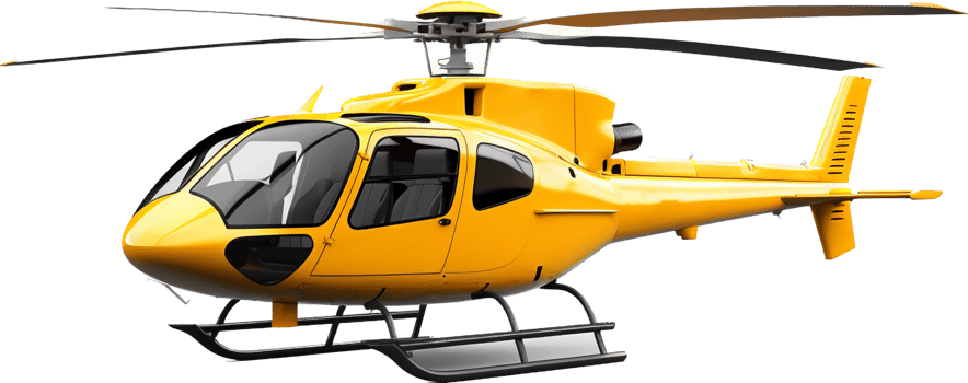 Helicopter png with AI generated.