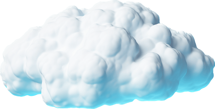Cloud png with AI generated.