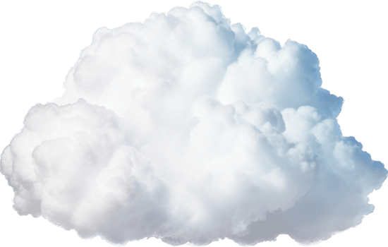 Cloud png with AI generated.