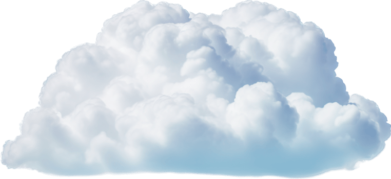 Cloud png with AI generated.