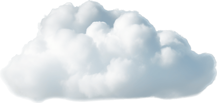 Cloud png with AI generated.