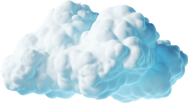 Cloud png with AI generated.