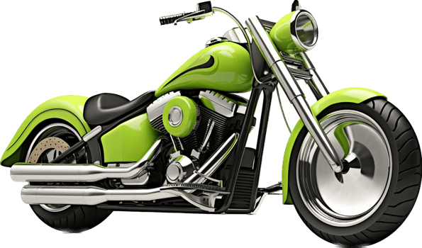 Motorcycle png with AI generated.