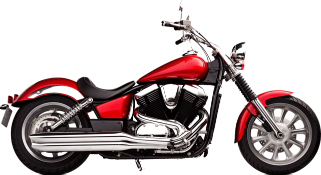 Motorcycle png with AI generated.