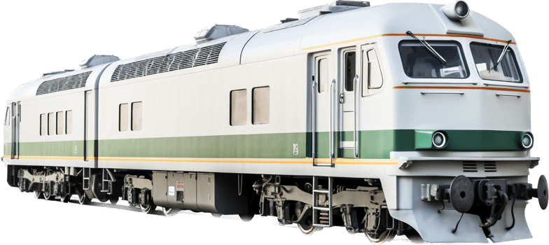 Train png with AI generated.