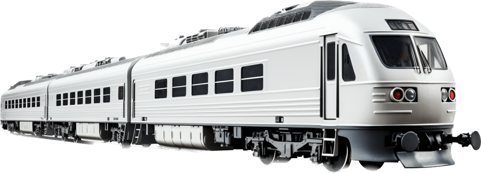 Train png with AI generated.