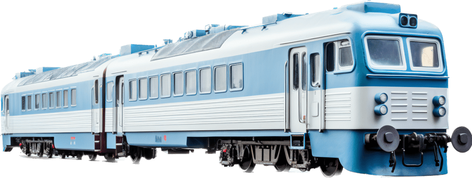Train png with AI generated.
