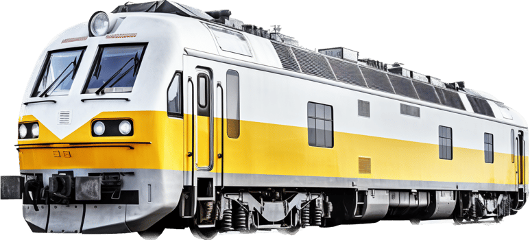Train png with AI generated.