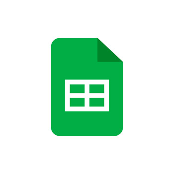 google sheet spreadsheet icon logo symbol png