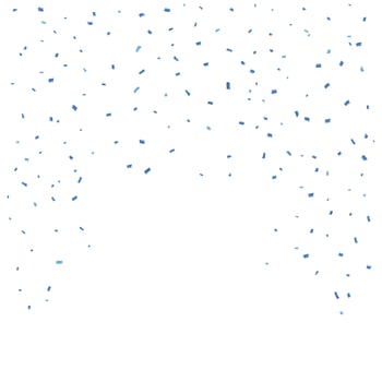 Vector blue confetti background