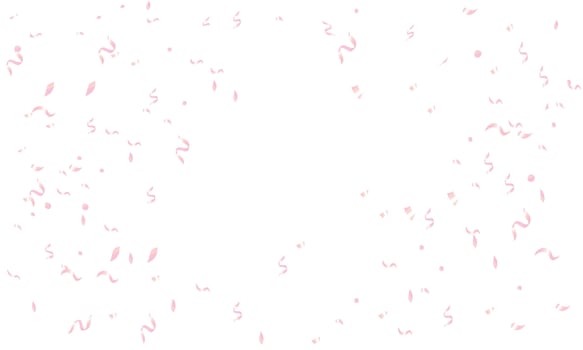 Vector pink confetti background