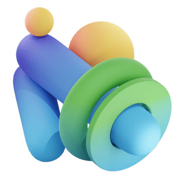 Abstract Shape Gradient 8 3D Illustration png