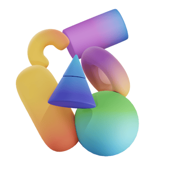 Abstract Shape Gradient 10 3D Illustration png