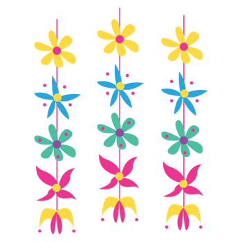 Flower Diwali Sticker Color Illustration png