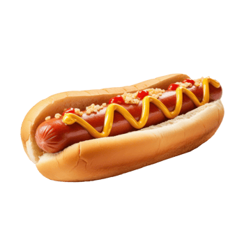 Hot dog isolated png
