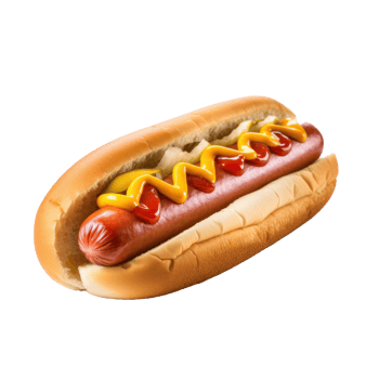 Hot dog isolated png