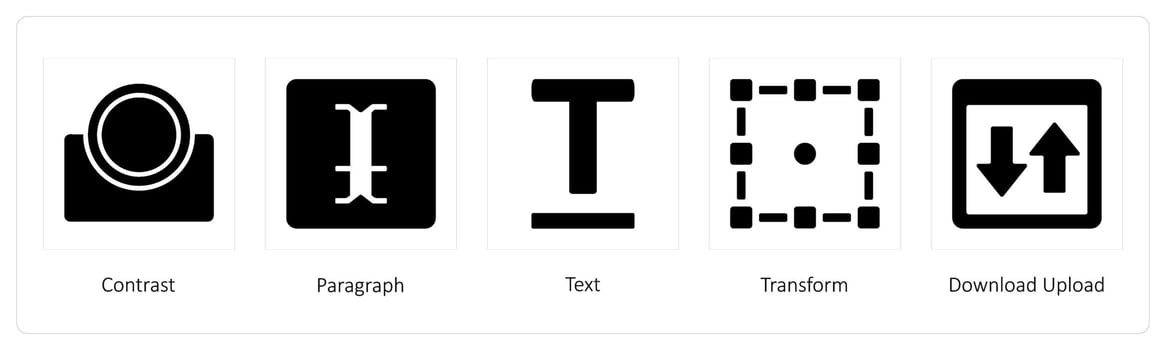 contrast, paragraph, text vector
