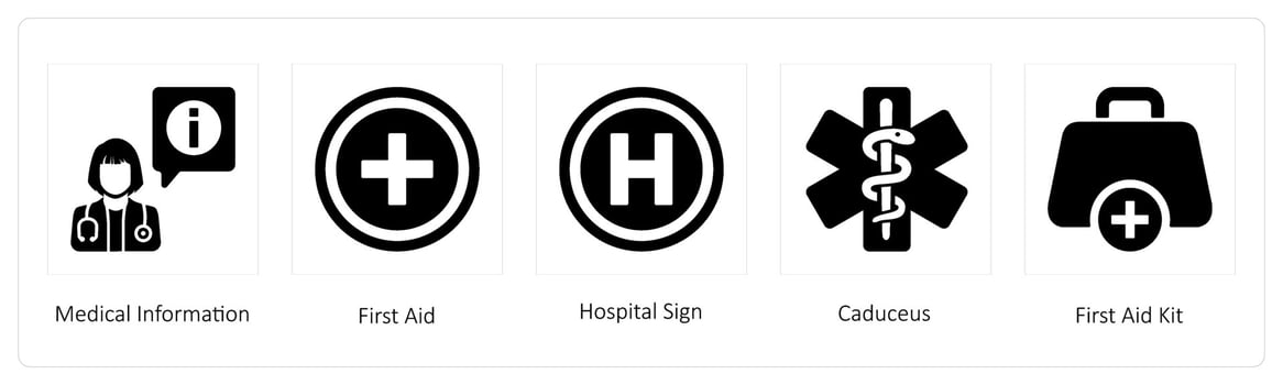 Medical Information, First Aid vector