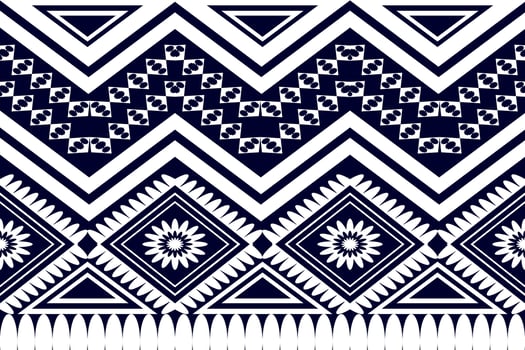 ethnic geometric pattern seamless design for background or wallpaper vector