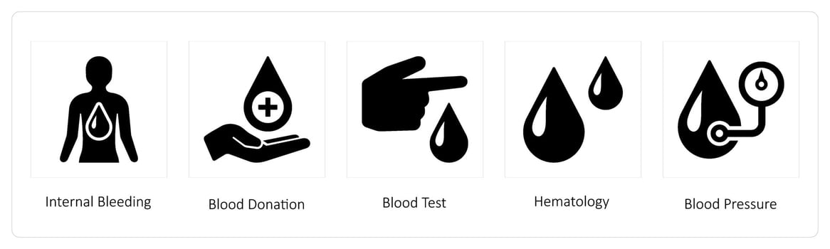 Internal Bleeding, Blood Donation vector