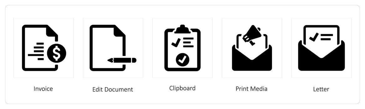 Invoice, Edit Document, Clipboard vector
