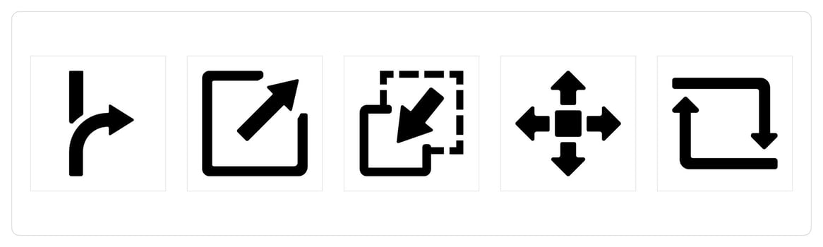 Down, left Direction, Lower direction vector