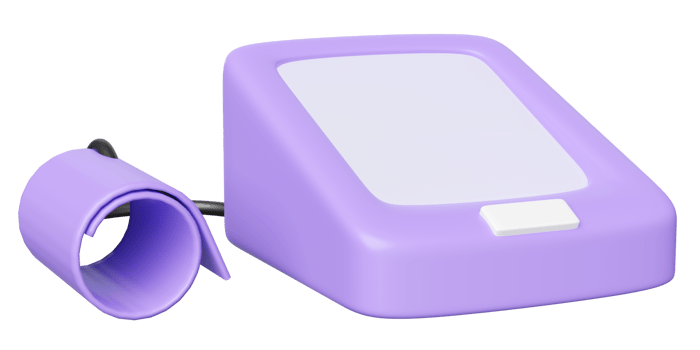 3d sphygmomanometer isolated. 3d render illustration png
