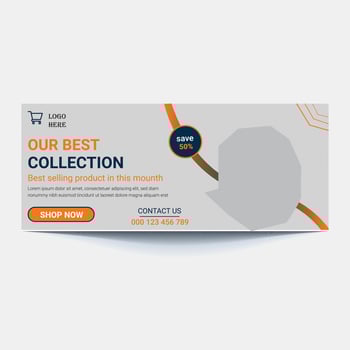 Mega Sale with discount and free shipping offer, website header or banner set. vector