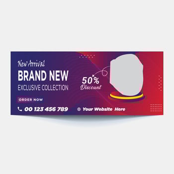 Mega Sale with discount and free shipping offer, website header or banner set. vector