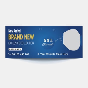 Mega Sale with discount and free shipping offer, website header or banner set. vector