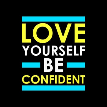 positive vibes qoutes lettering typography t shirt design template clip art vector