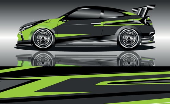 vektor grafis livery mobil. desain latar belakang grunge abstrak untuk bungkus vinil kendaraan dan branding mobil vector