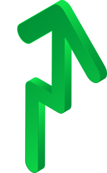 Arrow 3d isometric icon infographic for decoration background png