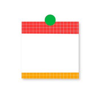 Various Color Adhesive Notes png