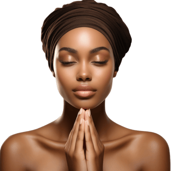Beauty woman isolated. Skincare concept png