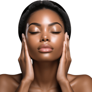 Beauty woman isolated. Skincare concept png